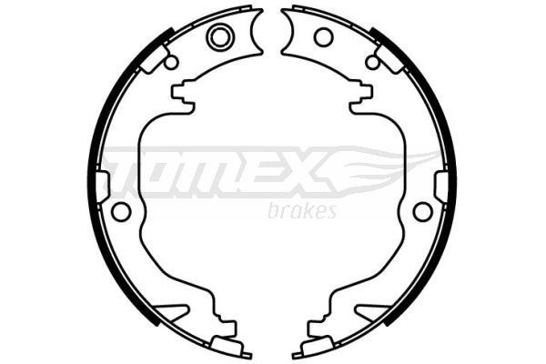 TOMEX BRAKES Комплект тормозных колодок TX 22-60